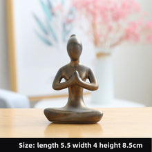 Load image into Gallery viewer, Modern Ceramic Yoga Girl Figurine