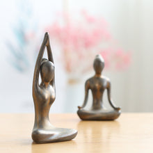 Load image into Gallery viewer, Modern Ceramic Yoga Girl Figurine