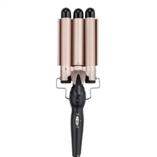 Load image into Gallery viewer, Three Barrel Hair Curler Ceramic Wave Styling Iron