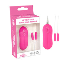 Load image into Gallery viewer, Mini Dual Bullet Vibrator 10 Frequency Waterproof Silent