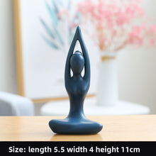 Load image into Gallery viewer, Modern Ceramic Yoga Girl Figurine
