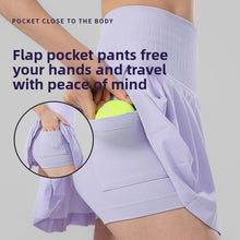 Load image into Gallery viewer, Yoga Pleated Sports Skirt High Waist Athletic Skirt
