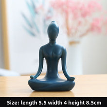 Load image into Gallery viewer, Modern Ceramic Yoga Girl Figurine
