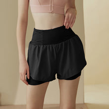 Load image into Gallery viewer, Womens High Waist Breathable Yoga Training Shorts
