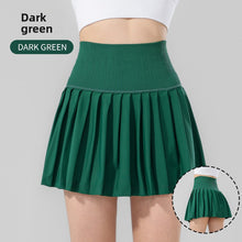 Load image into Gallery viewer, Yoga Pleated Sports Skirt High Waist Athletic Skirt
