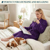 Pavilia Plush Fleece Bathrobe