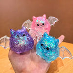 Halloween Pumpkin Bat Squishy Toy