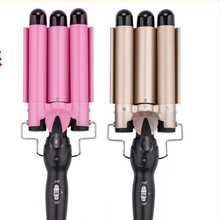 Load image into Gallery viewer, Three Barrel Hair Curler Ceramic Wave Styling Iron
