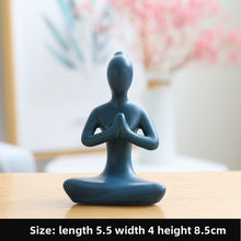 Load image into Gallery viewer, Modern Ceramic Yoga Girl Figurine
