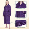 Pavilia Plush Fleece Bathrobe
