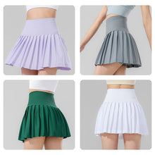 Load image into Gallery viewer, Yoga Pleated Sports Skirt High Waist Athletic Skirt
