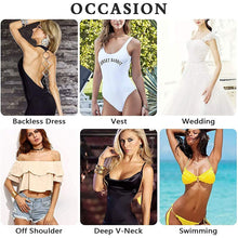 Load image into Gallery viewer, 2Pcs Reusable Invisible Silicone Nipple Cover Self Adhesive Breast Chest Bra Pasties Pad Mat Stickers Accessories Lift for Woman - Live Life with Liz
