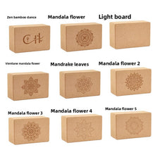Load image into Gallery viewer, Customizable Natural Cork Yoga Block High-Density Non-Shedding
