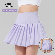 Load image into Gallery viewer, Yoga Pleated Sports Skirt High Waist Athletic Skirt
