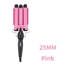 Load image into Gallery viewer, Three Barrel Hair Curler Ceramic Wave Styling Iron
